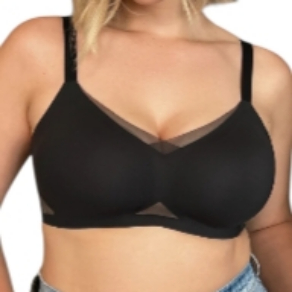 Honeylove Crossover Wire-Free Bra Size L 38B/C